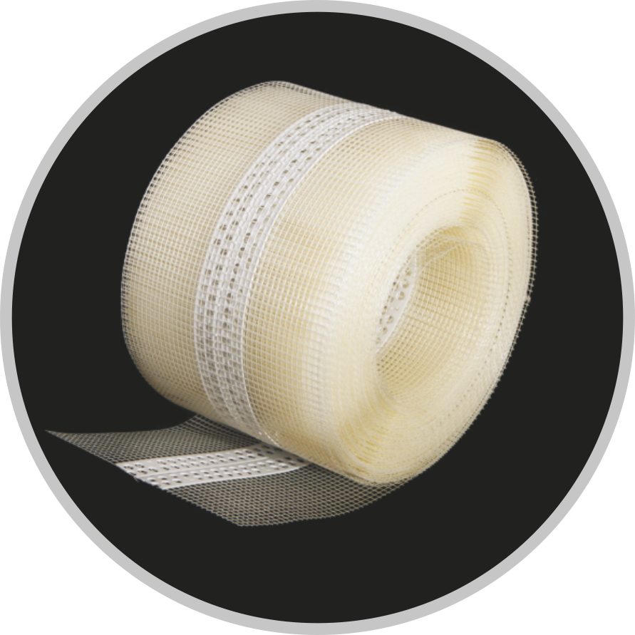 Profil rohový RPSF 100x100 PVC so sieťkou FLEXI 25m